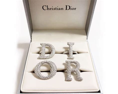 dior letter ring set|christian Dior rings.